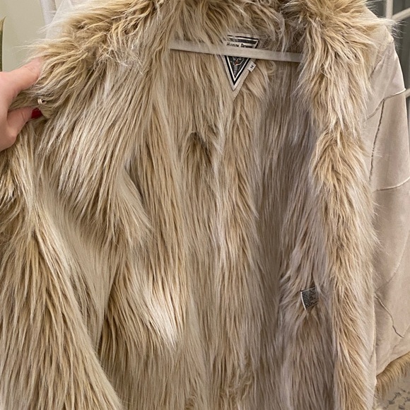 Vintage 1980s Marvin Richards Cream Penny Lane Suede Jacket - Picture 9 of 9